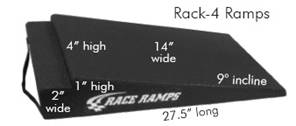 Rack Ramp Dimensions 40 27.4 long 4 5.75 high 14 wide